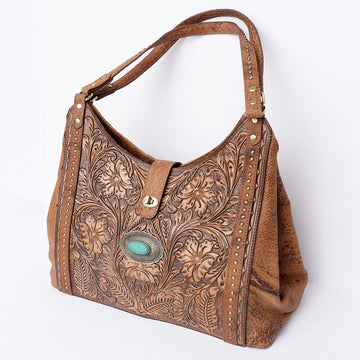 American Darling Tote Hand Tooled Genuine Leather Western Women Bag | Handbag Purse for Cute